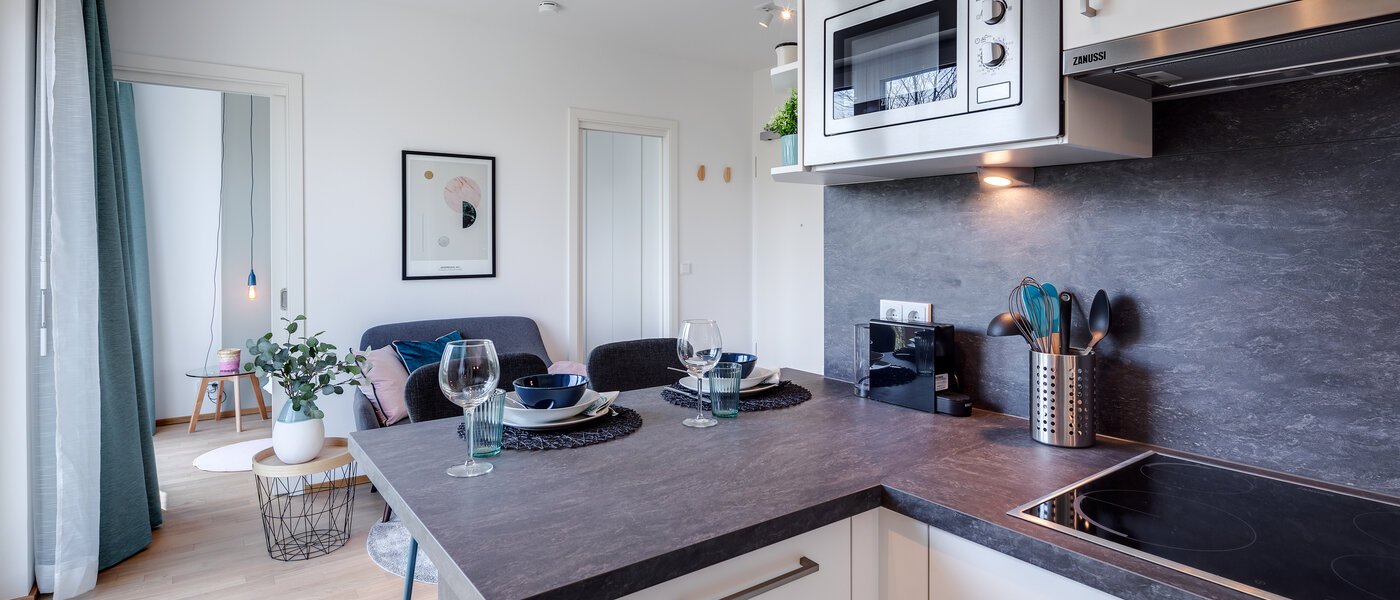 appartamento München Obersendling 03 cucina 11350