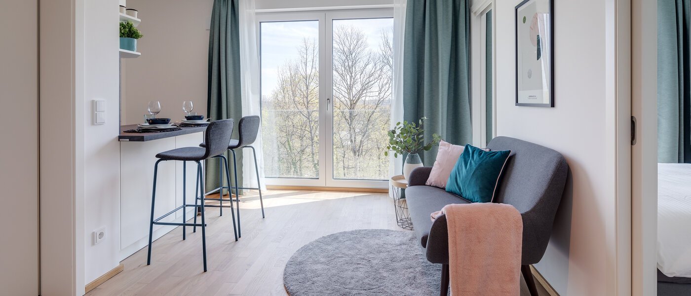 appartamento München Obersendling 03 zona living 11350