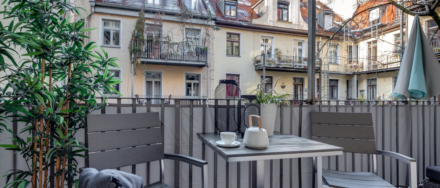 appartamento München Glockenbachviertel 02 balcone 11352