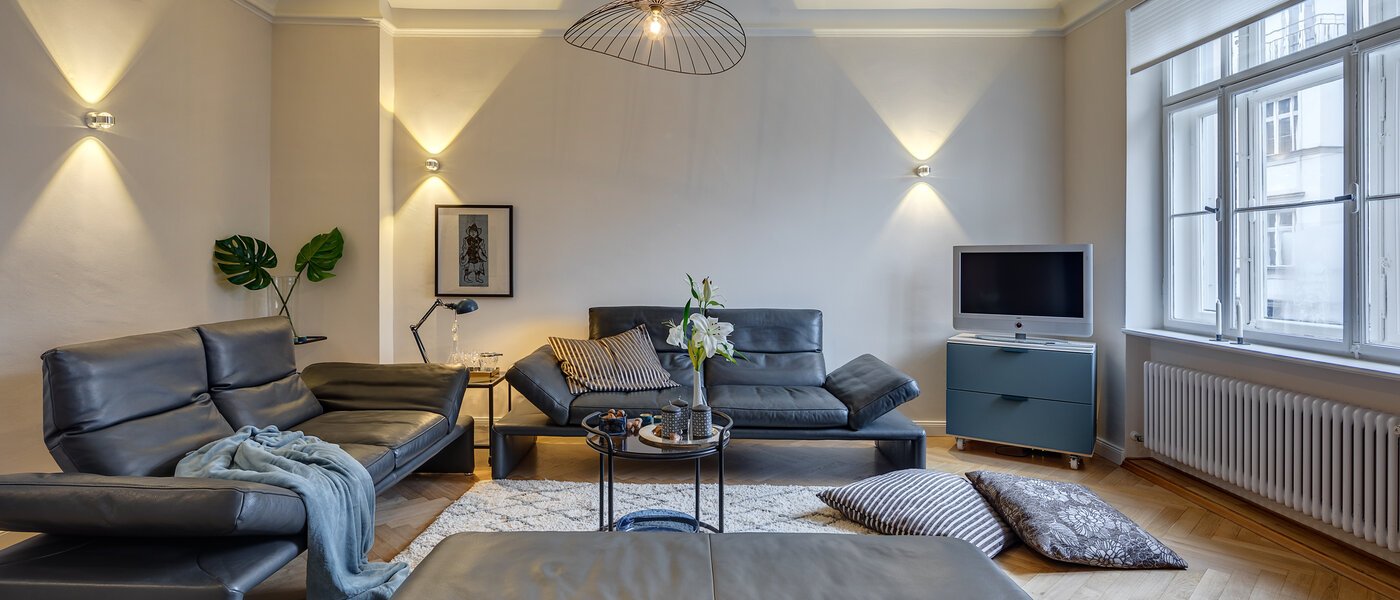 appartamento München Glockenbachviertel 01 zona living 11352