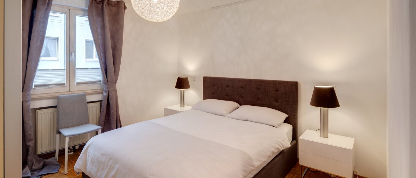 appartamento München Lehel 01 camera da letto 11361