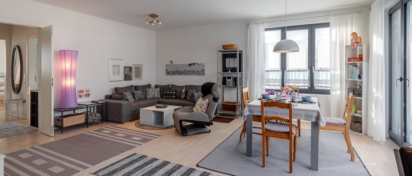 appartamento München Oberföhring 01 zona living 11374