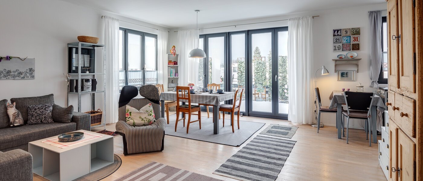 appartamento München Oberföhring 02 zona living 11374