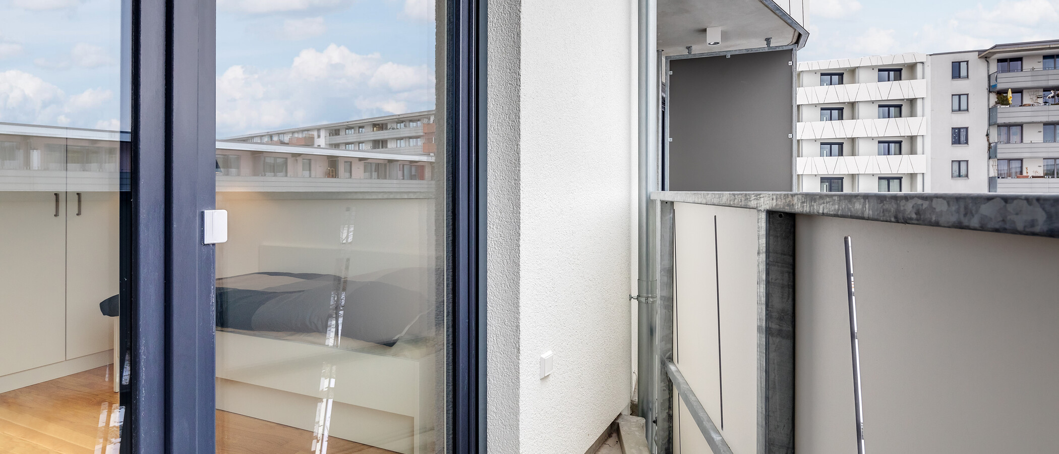 abitazione München Messestadt Riem 02 balcone 11387