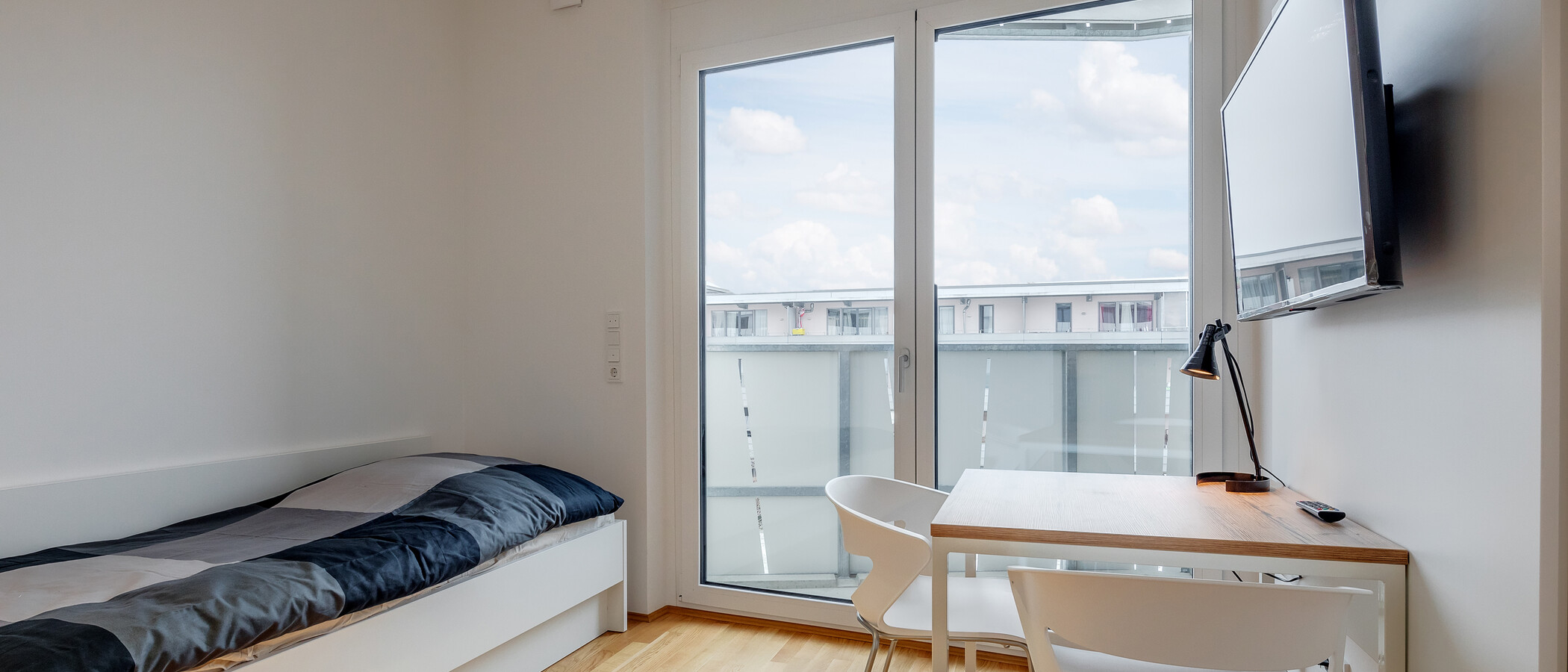 abitazione München Messestadt Riem 02 zona living 11387