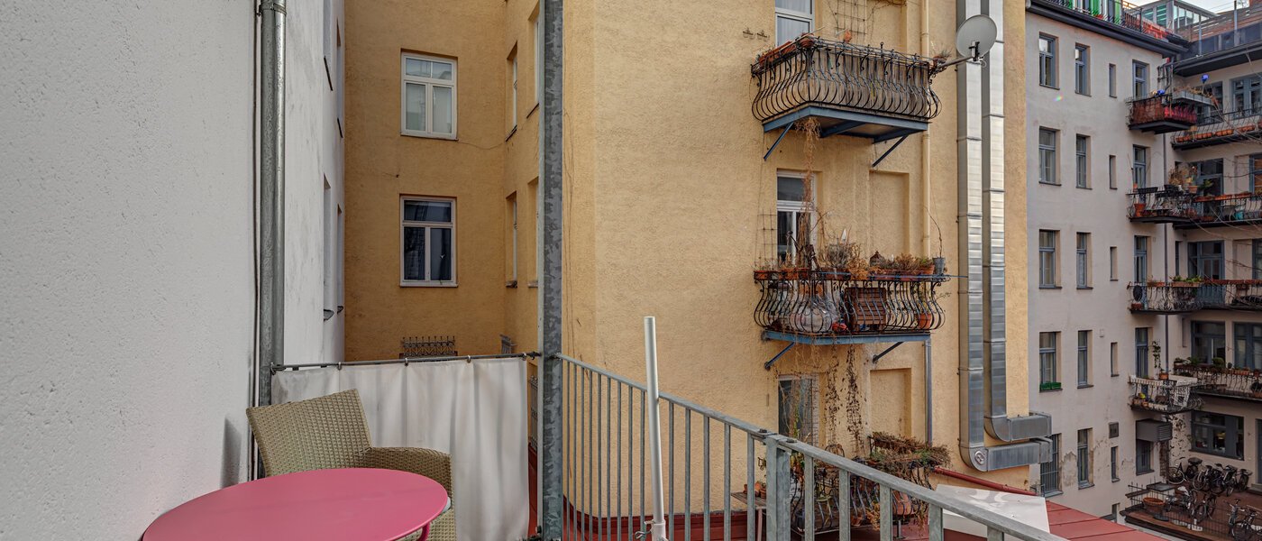 appartamento München Glockenbachviertel 02 balcone 11395