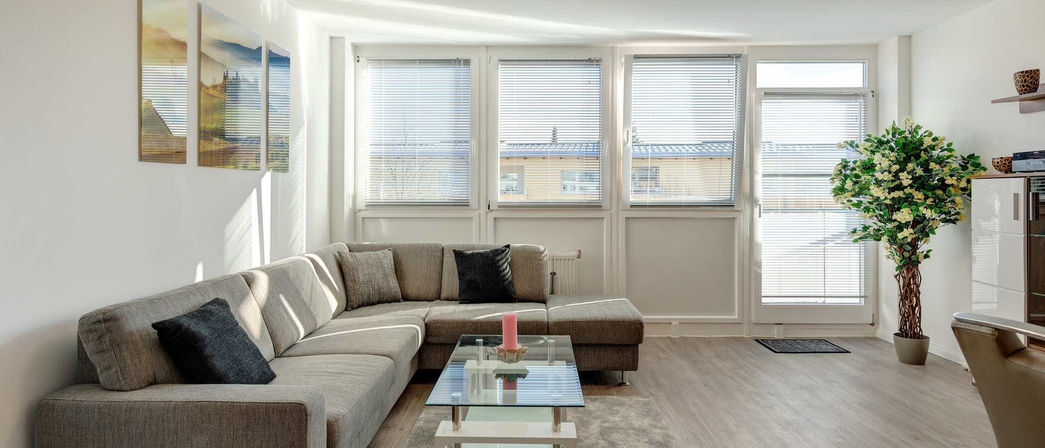 appartamento München Milbertshofen 01 zona living 11407