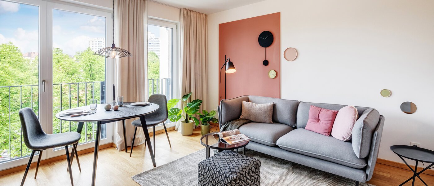 appartamento München Ludwigsvorstadt 01 zona living 11423