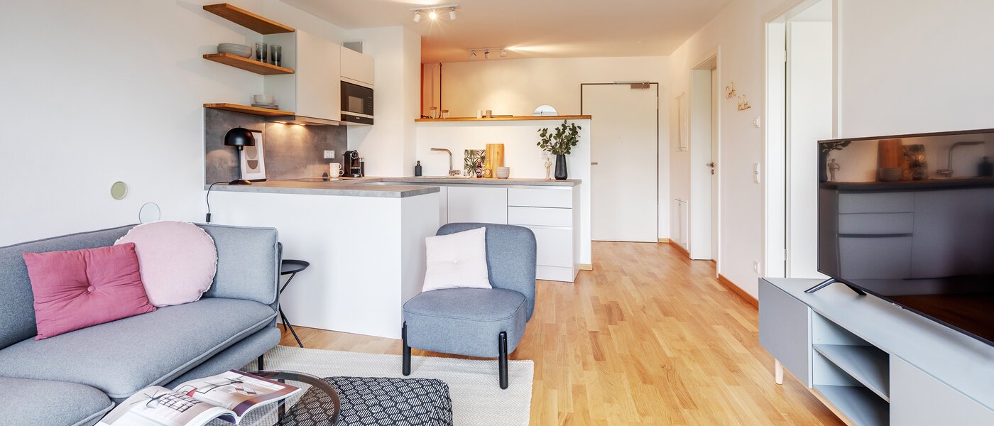 appartamento München Ludwigsvorstadt 04 zona living 11423