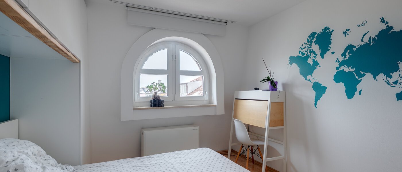 attico München Schwanthalerhöhe 02 camera da letto 11426