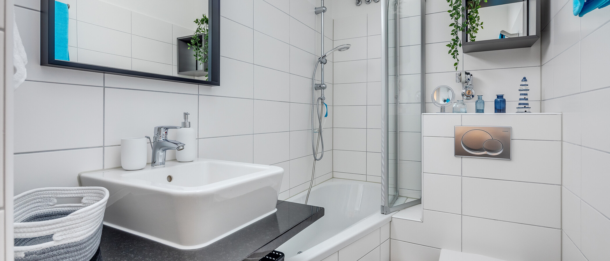 appartamento München Fasangarten 01 bagno 11437