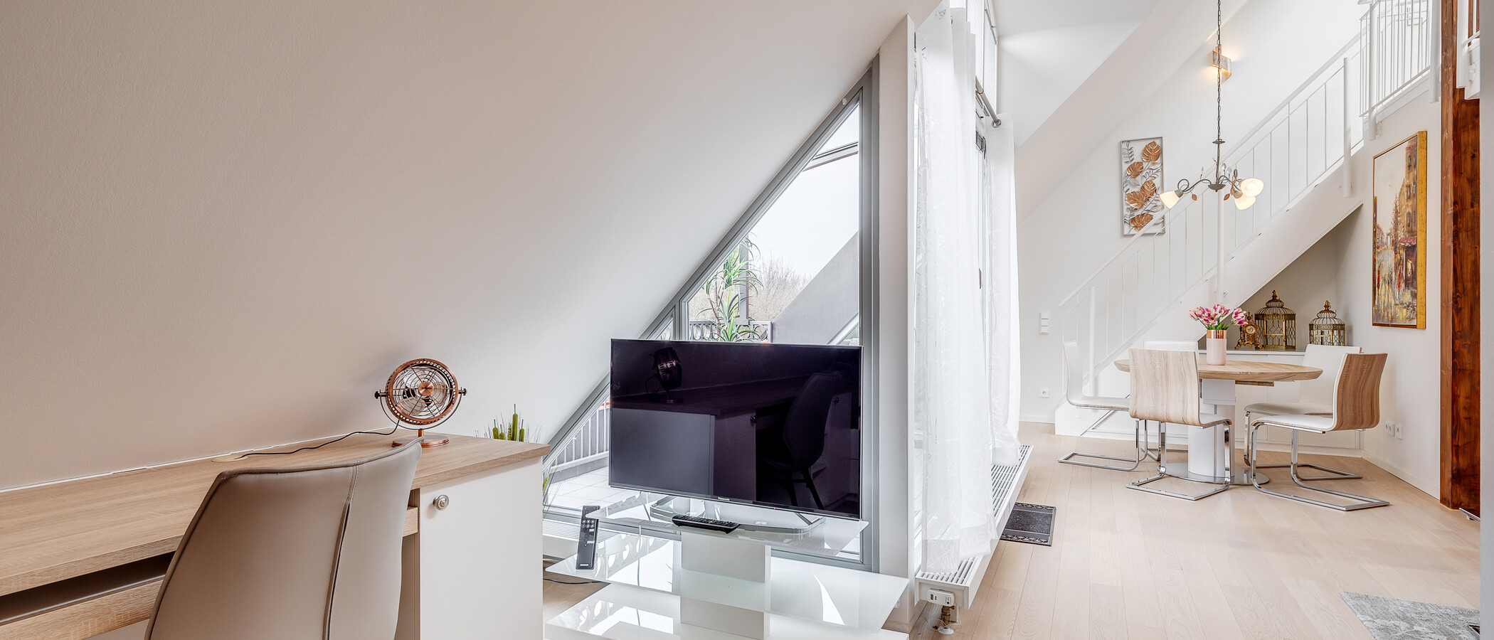 appartamento con galleria München Moosach 06 zona living 11448