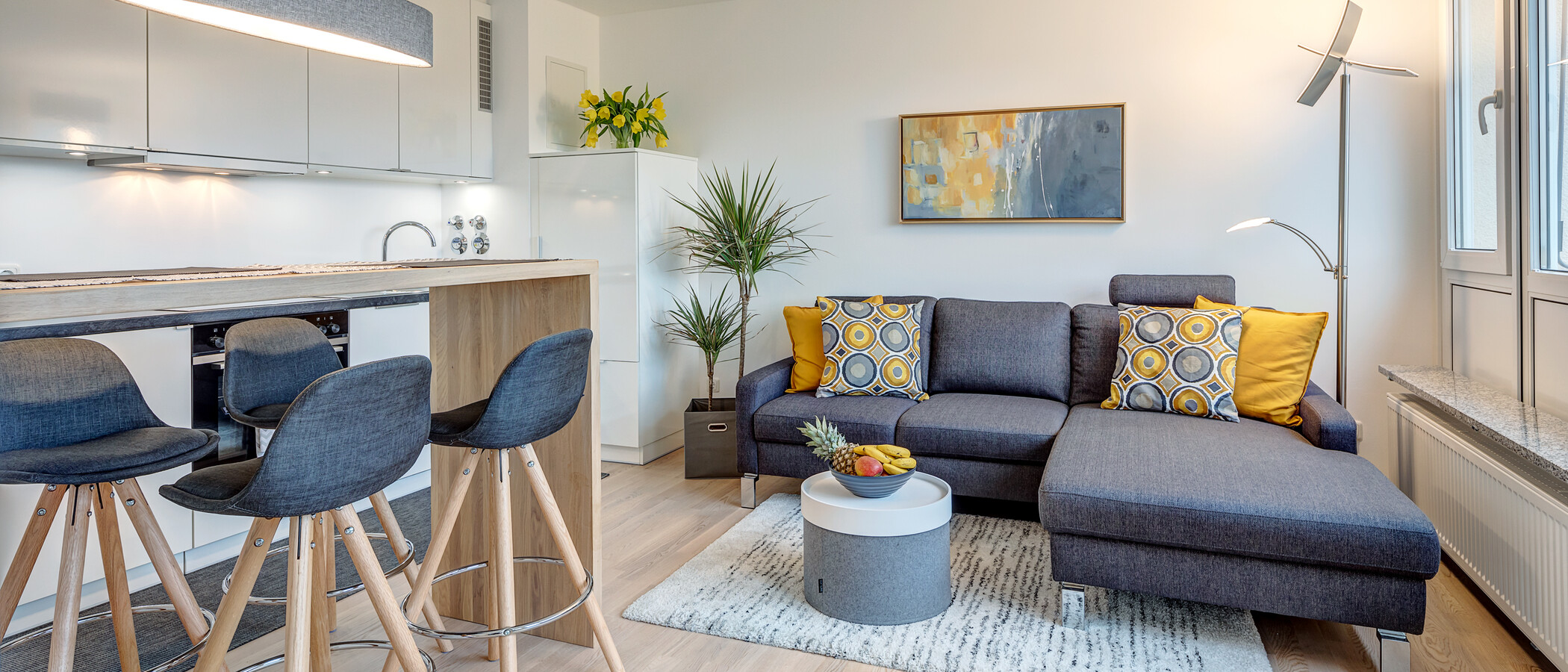 appartamento München Pasing 01 zona living 11456