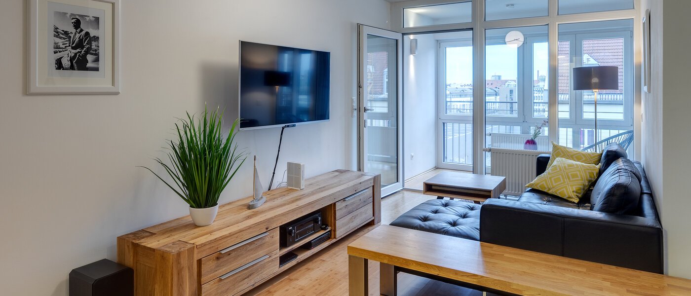 appartamento München Sendling-Westpark 02 zona living 11464