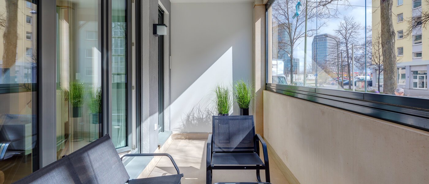 appartamento München Bogenhausen 03 balcone 11481