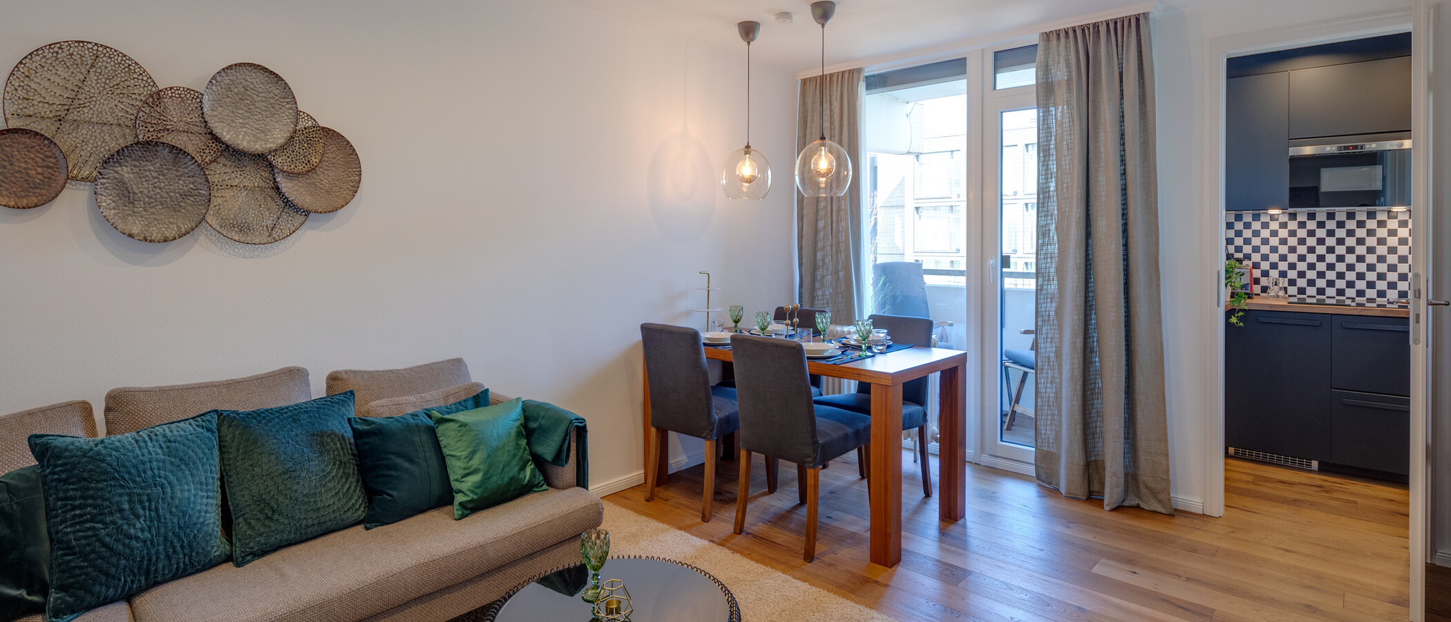 appartamento Garching 02 zona living 11512
