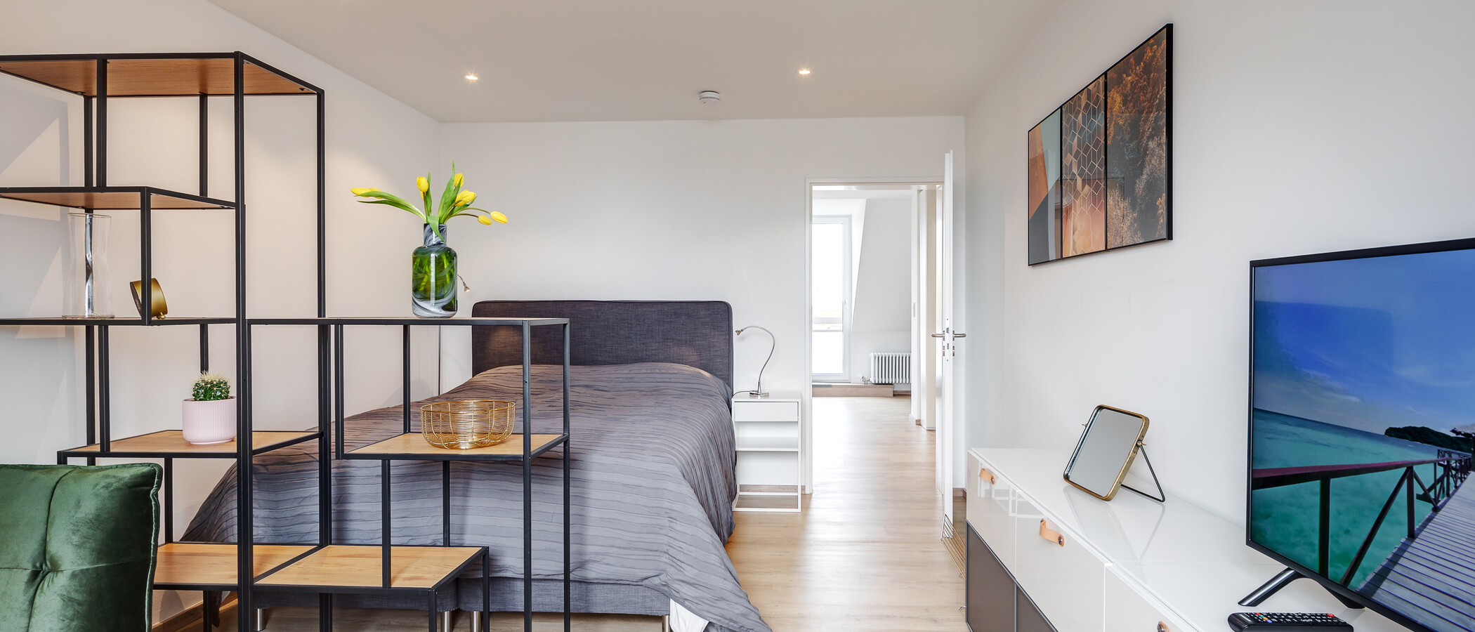 appartamento München Altbogenhausen 03 zona living 11531
