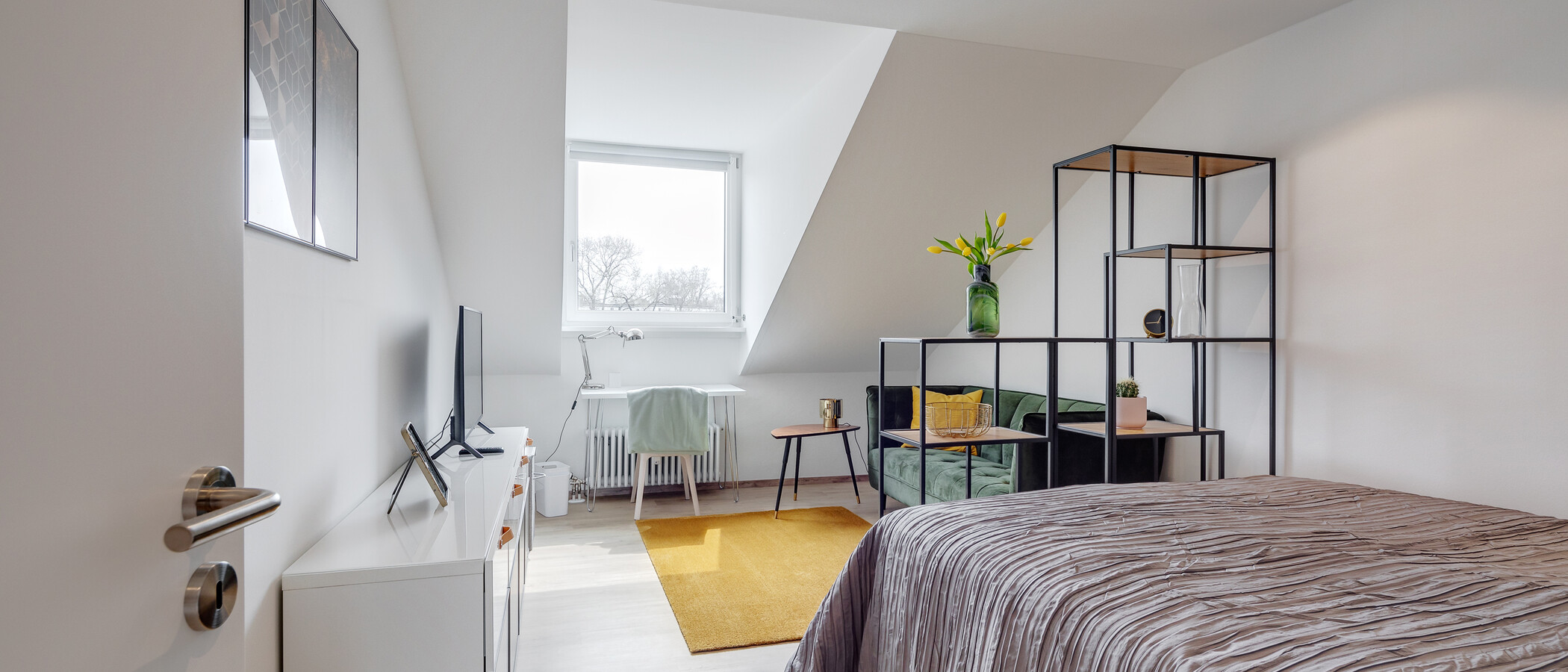 appartamento München Altbogenhausen 04 zona living 11531