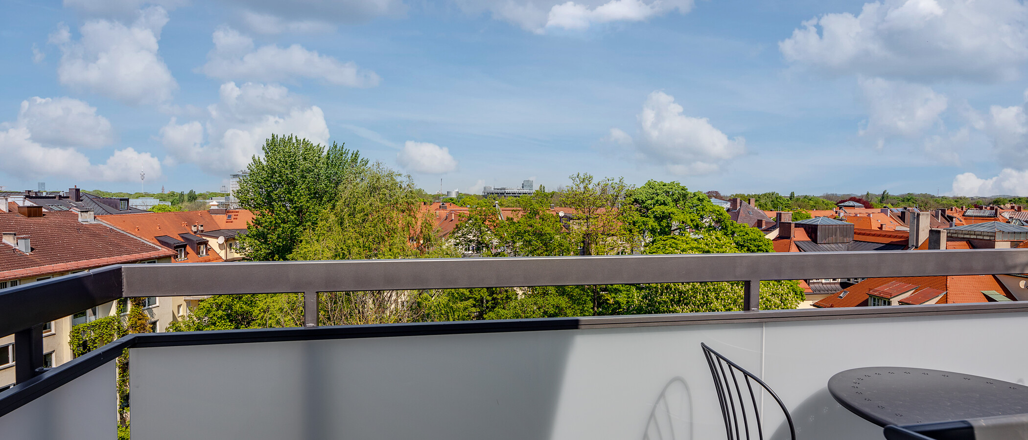 appartamento München Altbogenhausen 02 terrazza sul tetto 11531