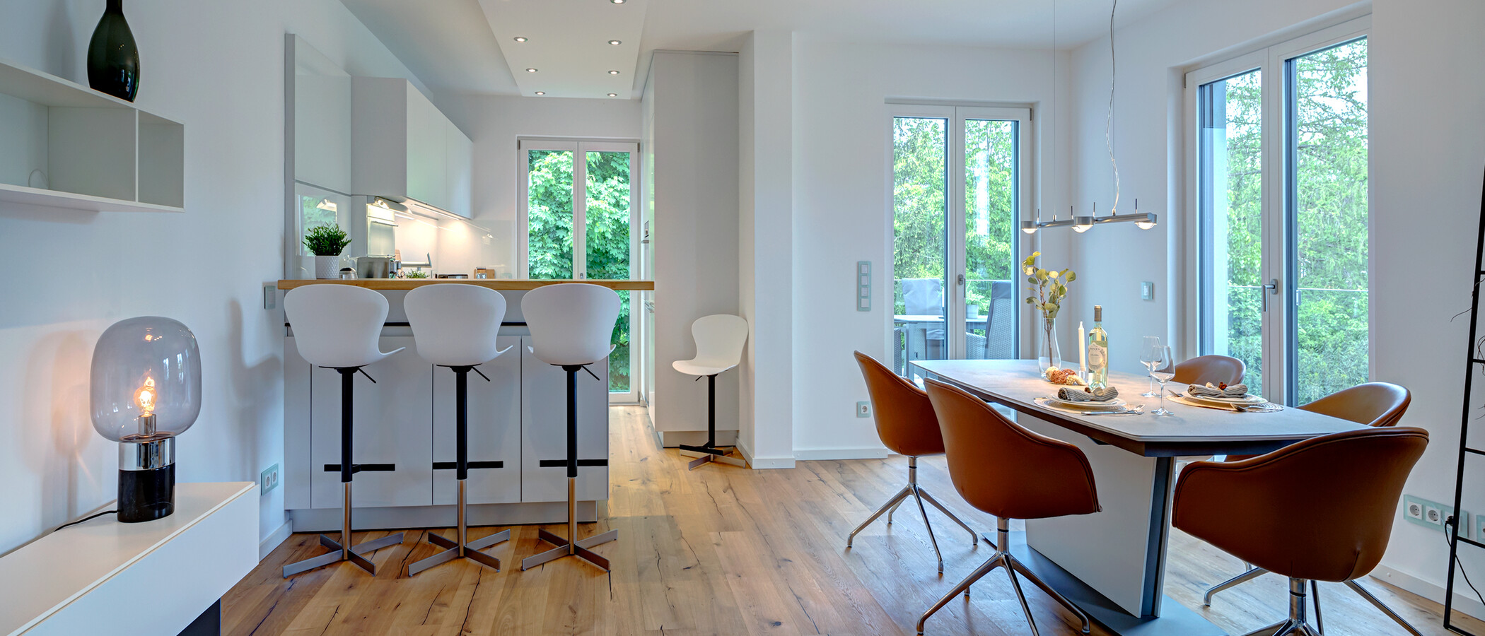 appartamento München Nymphenburg 01 zona living 11535