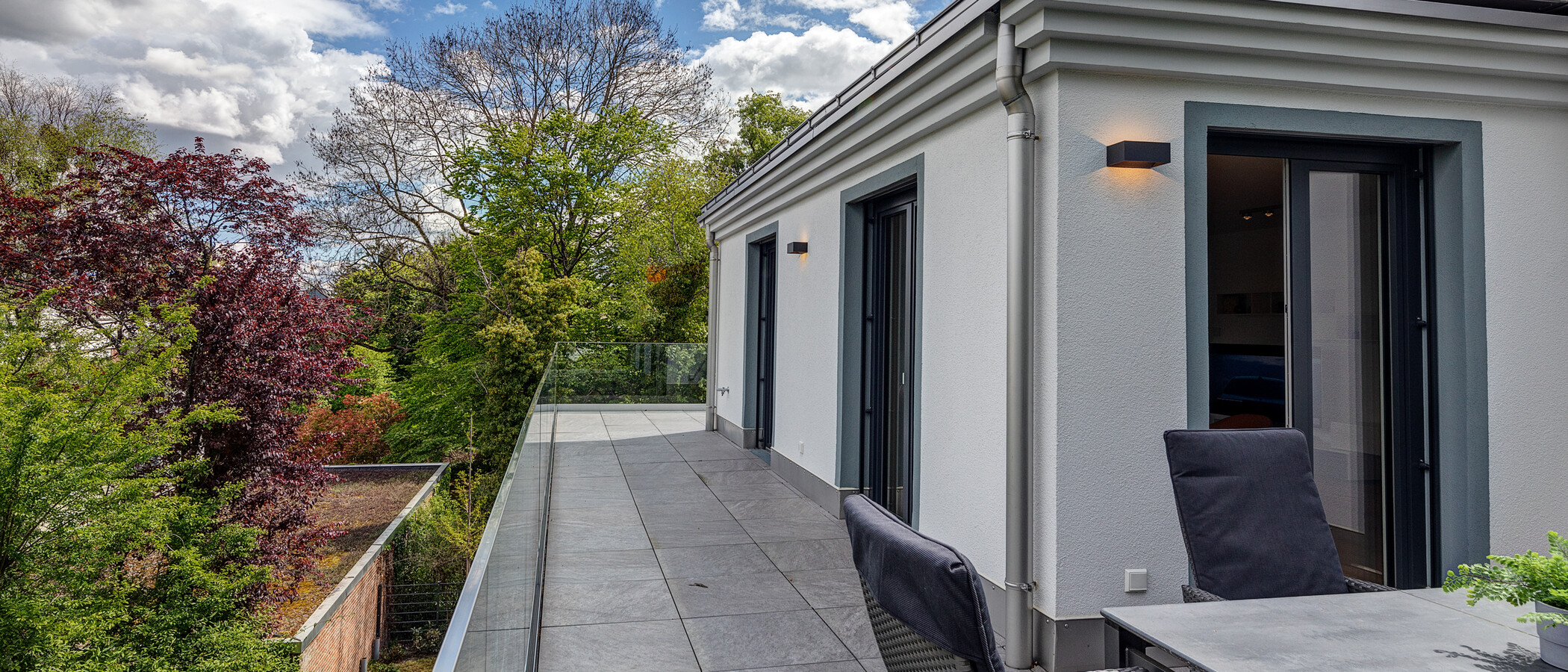 appartamento München Nymphenburg 02 terrazza sul tetto 11535