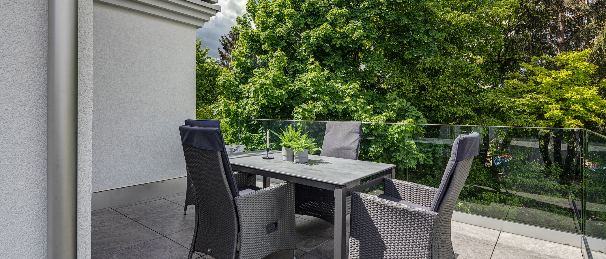 appartamento München Nymphenburg 06 terrazza sul tetto 11535