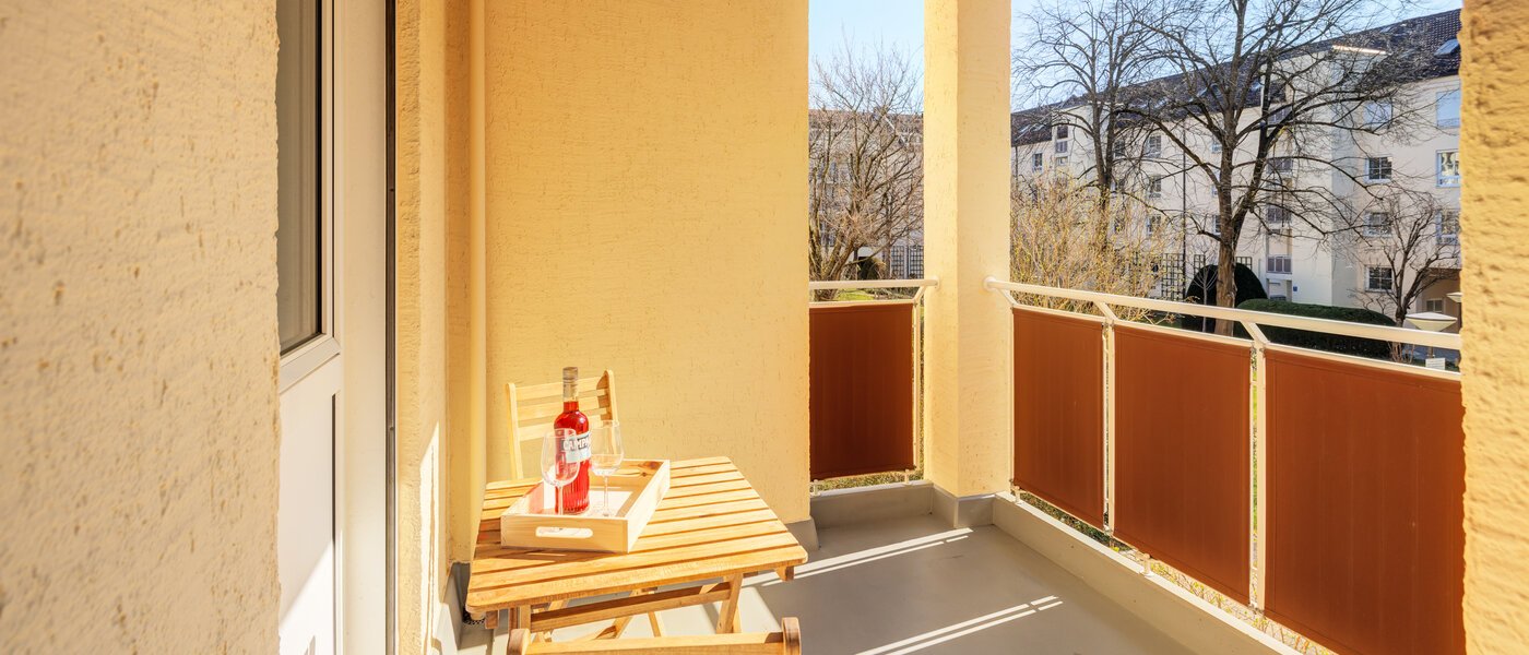 appartamento München Schwabing-Nord (zw. Leopoldstraße & Englischen Garten) 01 balcone 11551