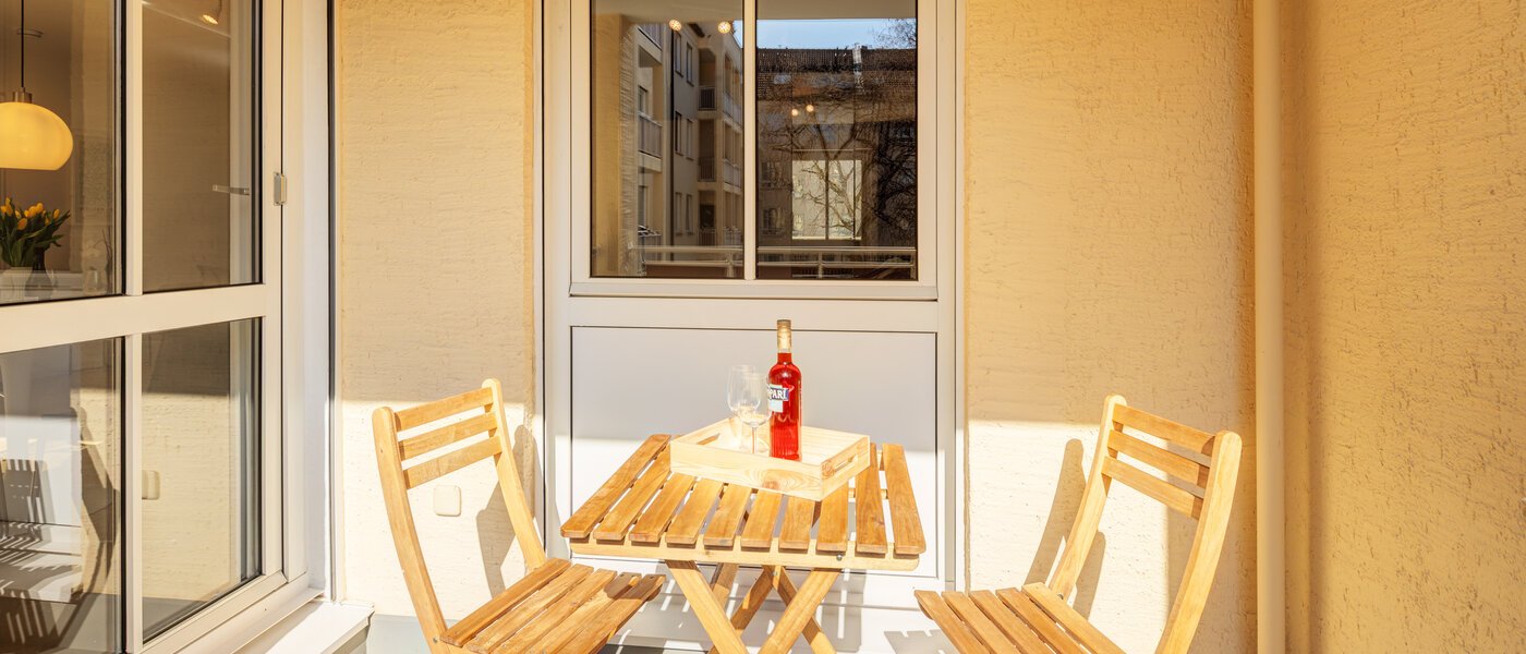 appartamento München Schwabing-Nord (zw. Leopoldstraße & Englischen Garten) 02 balcone 11551