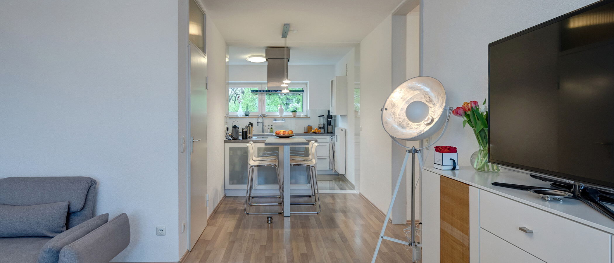 appartamento München Milbertshofen 03 zona living 11553