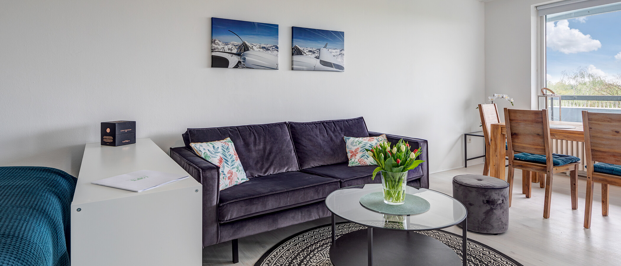 appartamento München Parkstadt Solln 01 zona living 11555