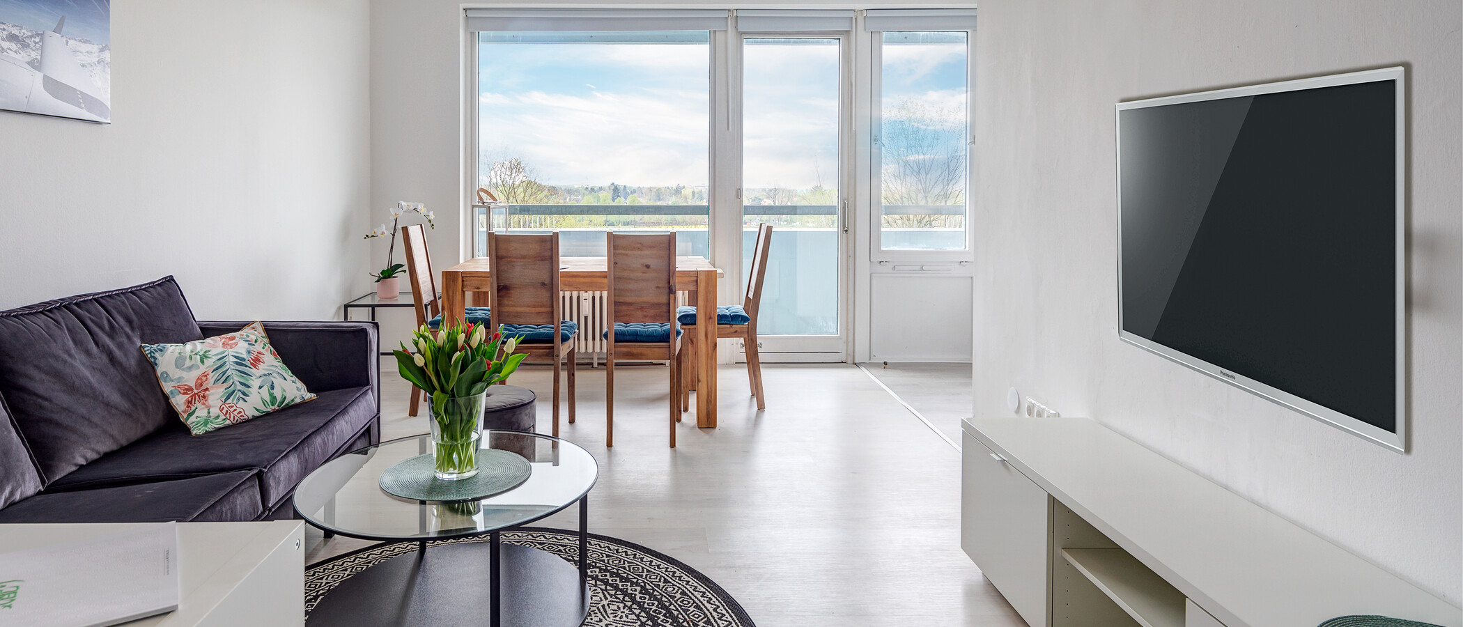 appartamento München Parkstadt Solln 02 zona living 11555
