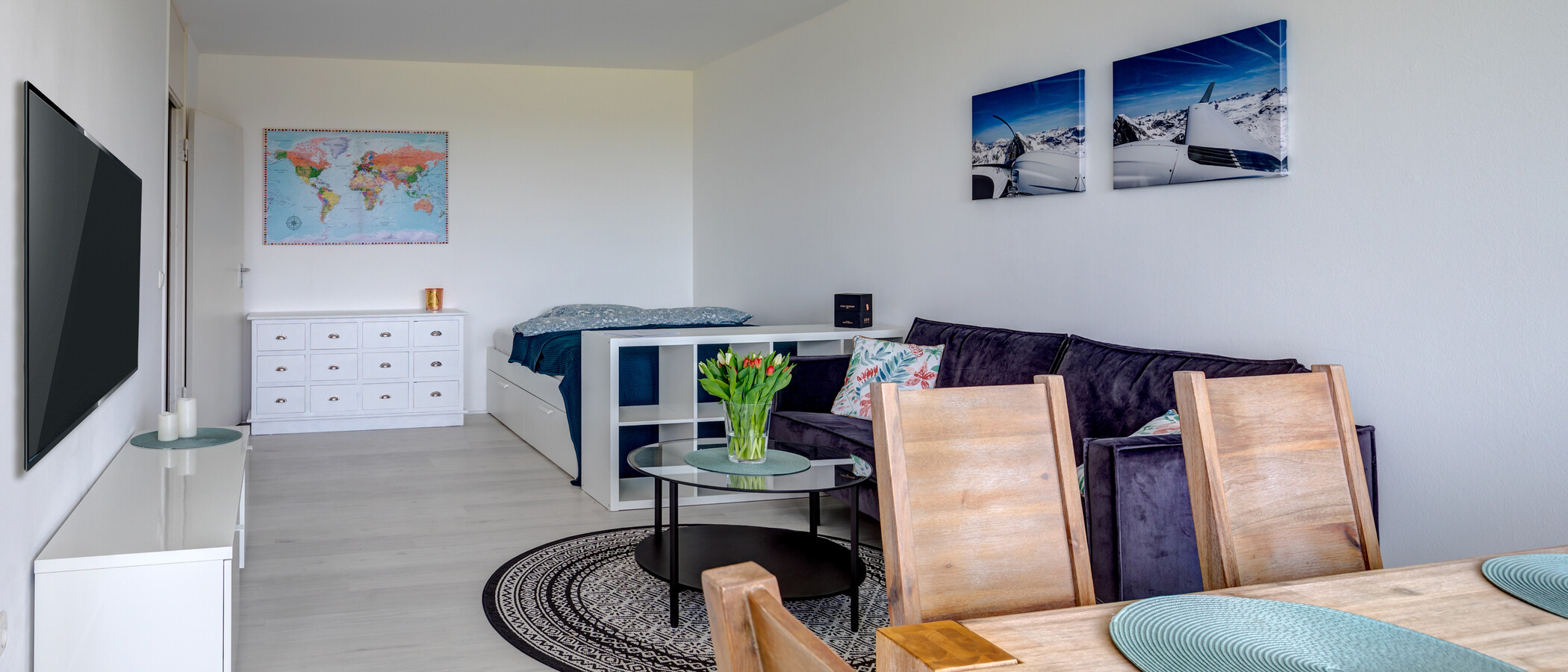 appartamento München Parkstadt Solln 05 zona living 11555