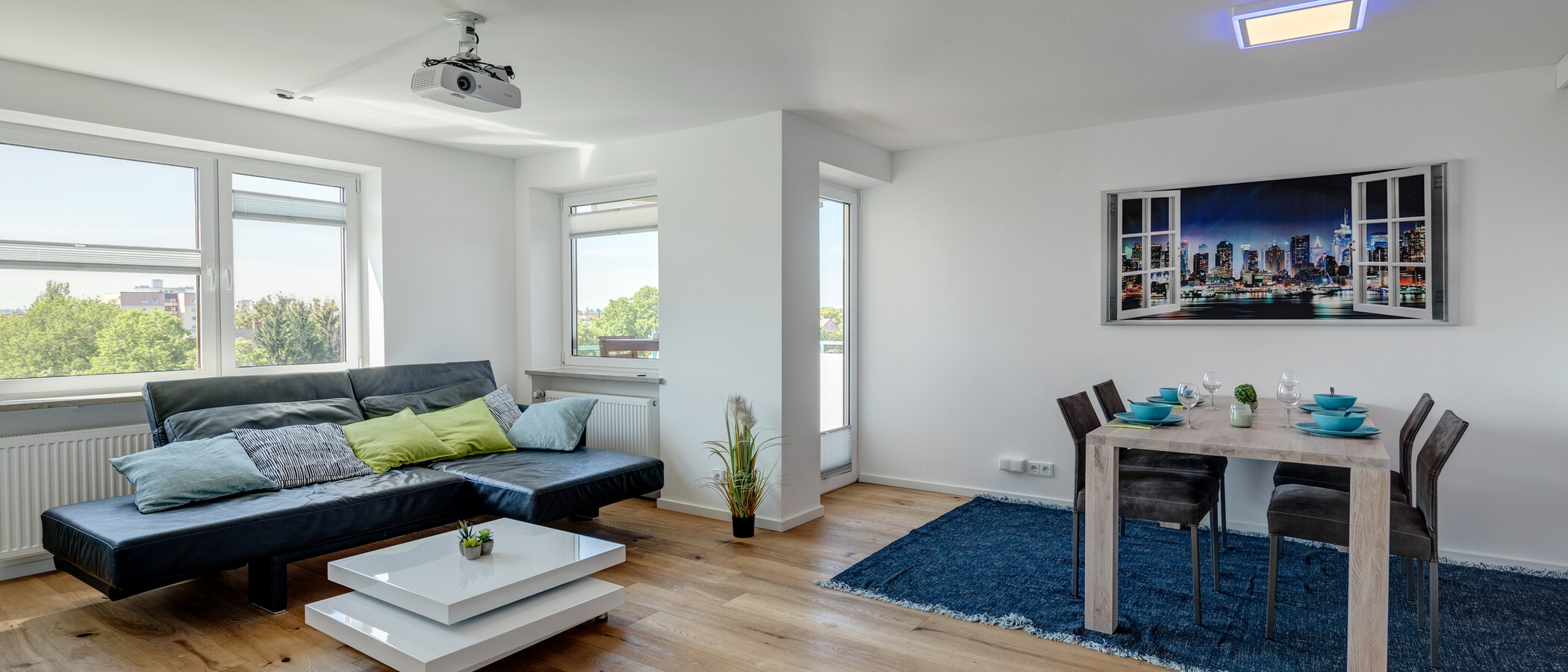 appartamento München Sendling-Westpark 01 zona living 11577