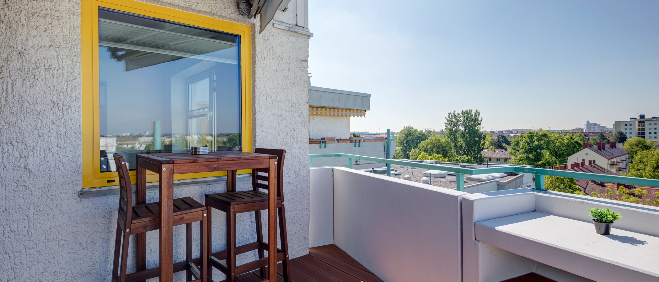 appartamento München Sendling-Westpark 02 terrazza sul tetto 11577