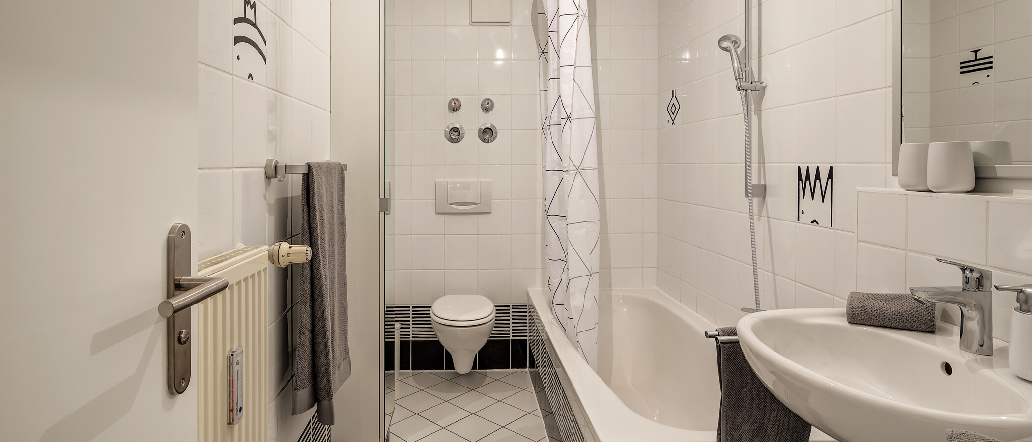 appartamento München Schwabing-West (rund um den Hohenzollernplatz) 01 bagno 11583