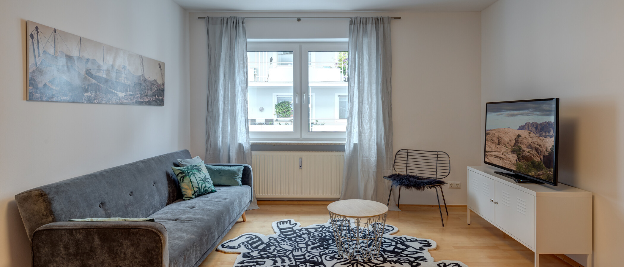appartamento München Schwabing-West (rund um den Hohenzollernplatz) 01 zona living 11583