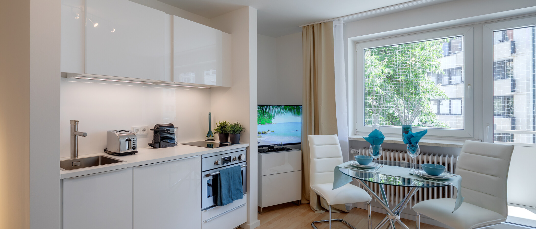 appartamento München Obergiesing 05 zona living 11593