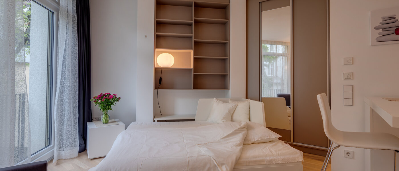 abitazione München Bogenhausen 01 zona notte 11603