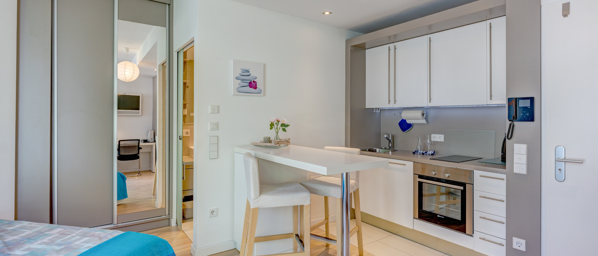 abitazione München Bogenhausen 02 zona living 11603