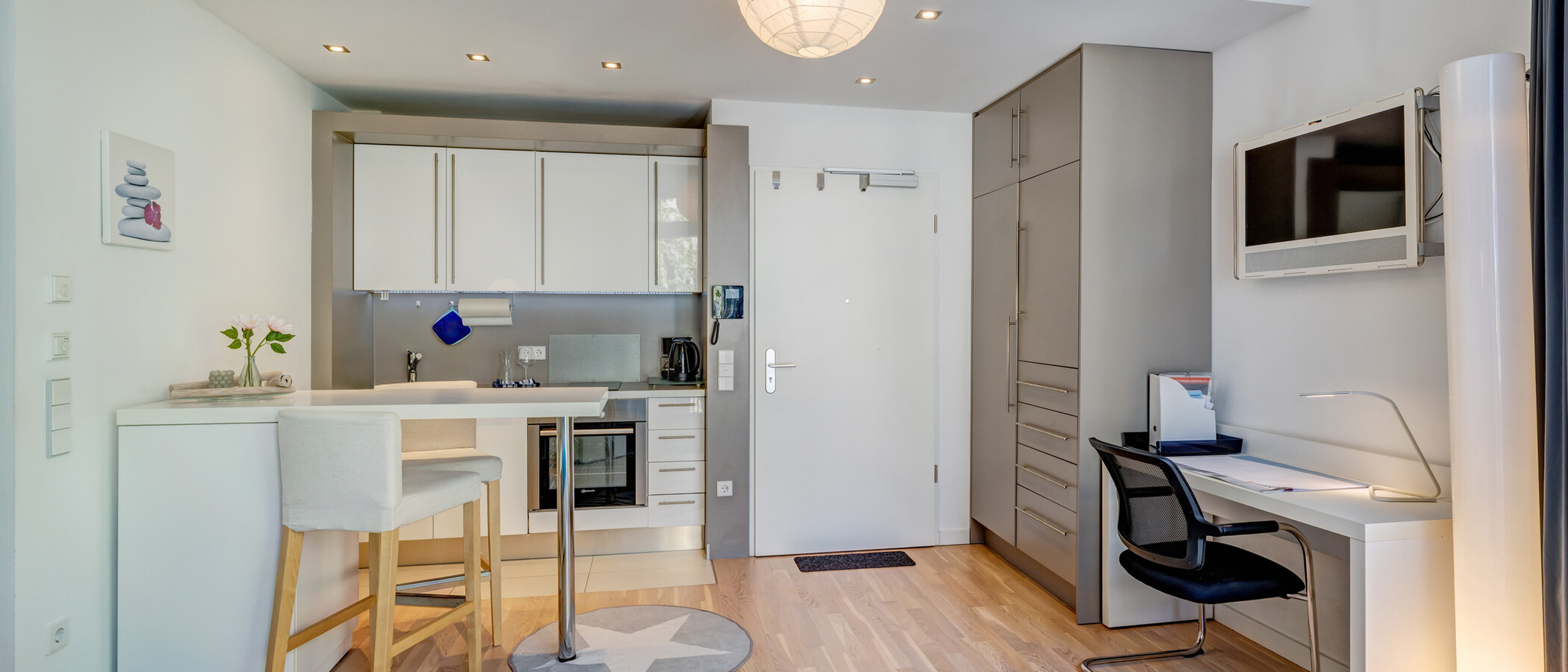abitazione München Bogenhausen 03 zona living 11603