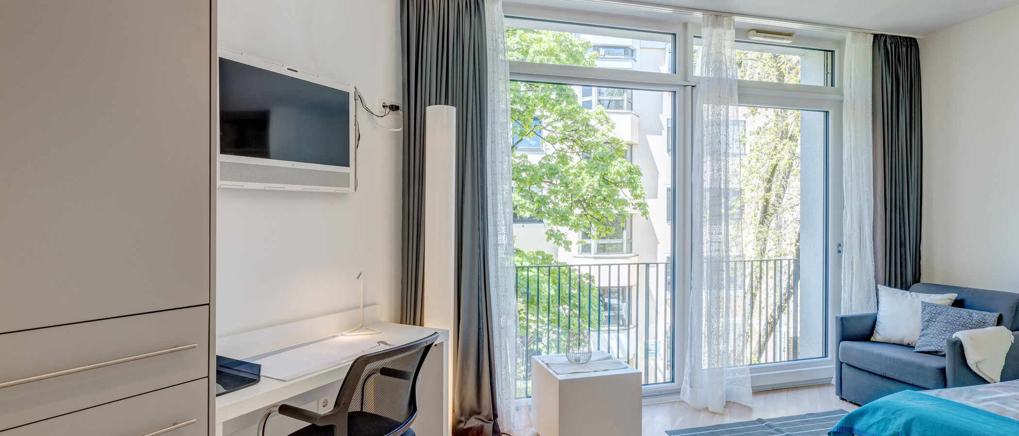 abitazione München Bogenhausen 05 zona living 11603