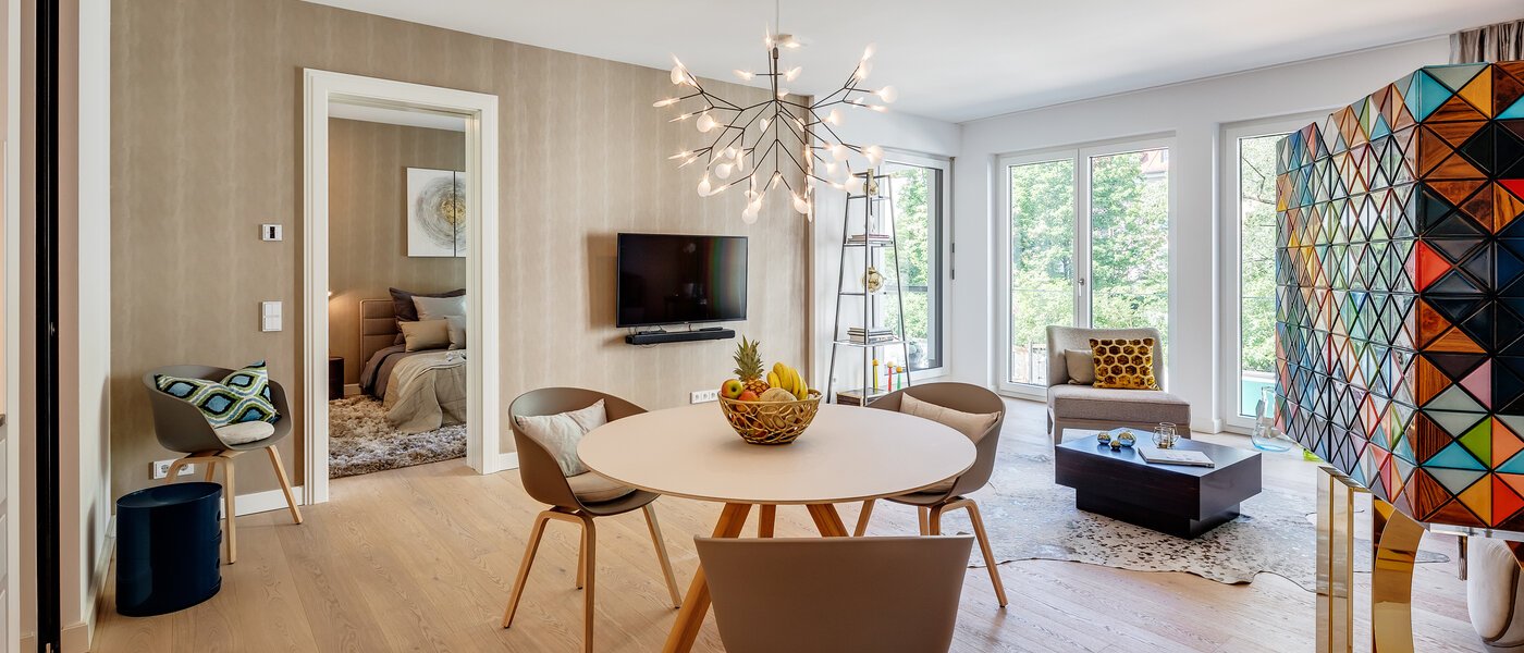 appartamento München Maxvorstadt 03 zona living 11609