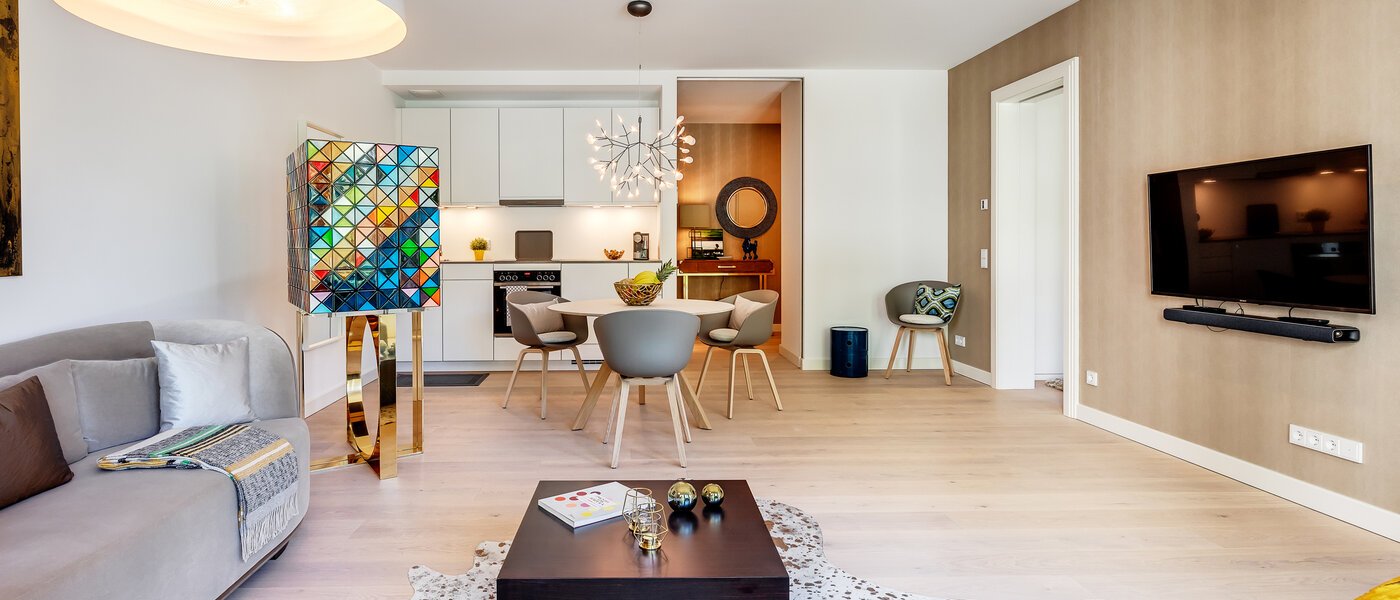 appartamento München Maxvorstadt 04 zona living 11609