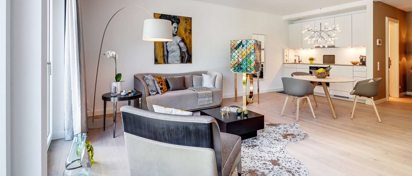 appartamento München Maxvorstadt 05 zona living 11609