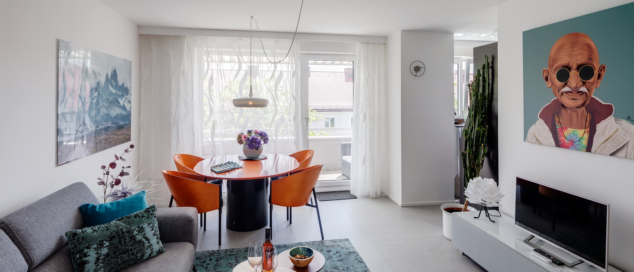 appartamento München Laim 01 zona living 11621