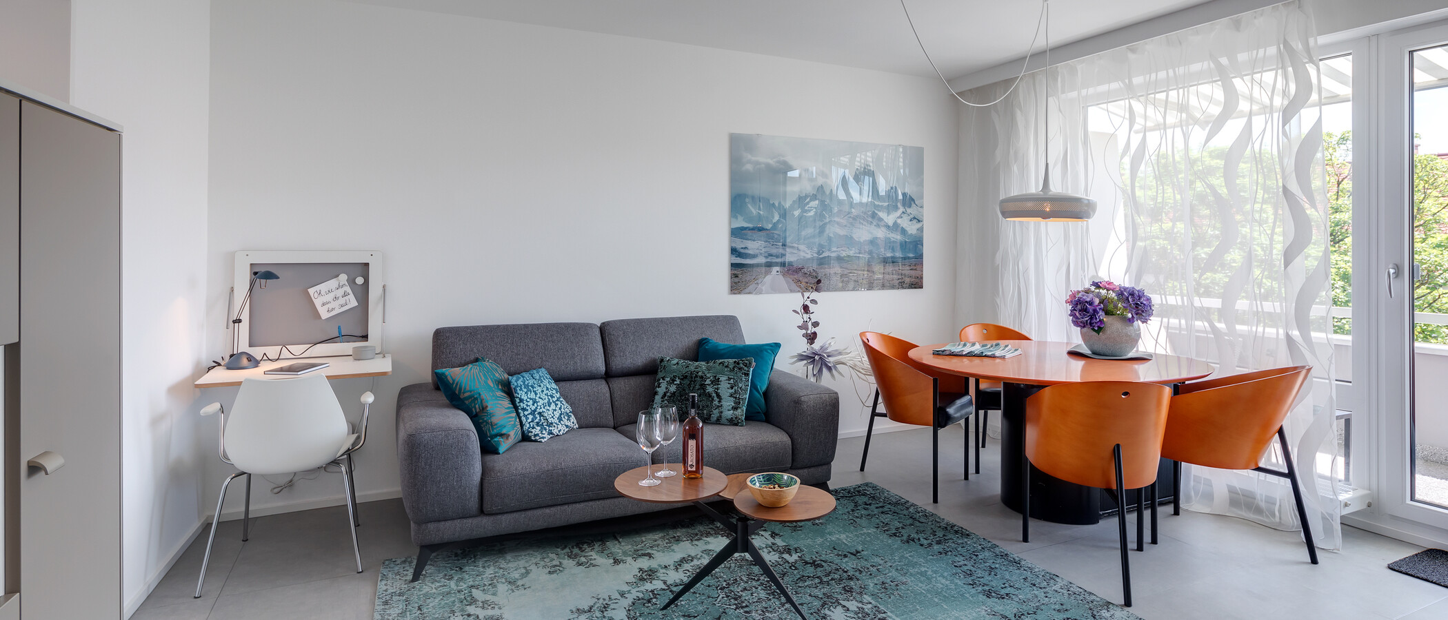 appartamento München Laim 02 zona living 11621