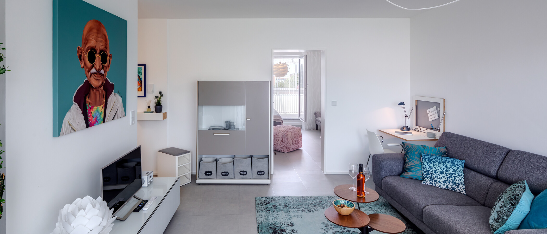 appartamento München Laim 04 zona living 11621