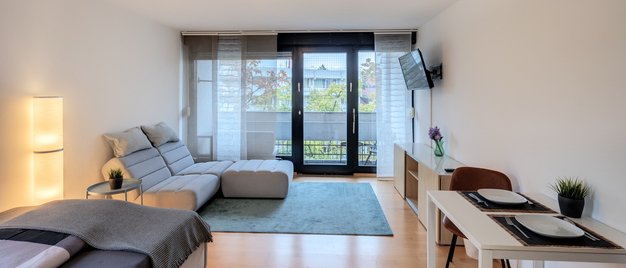 appartamento München Milbertshofen 02 zona living 11650
