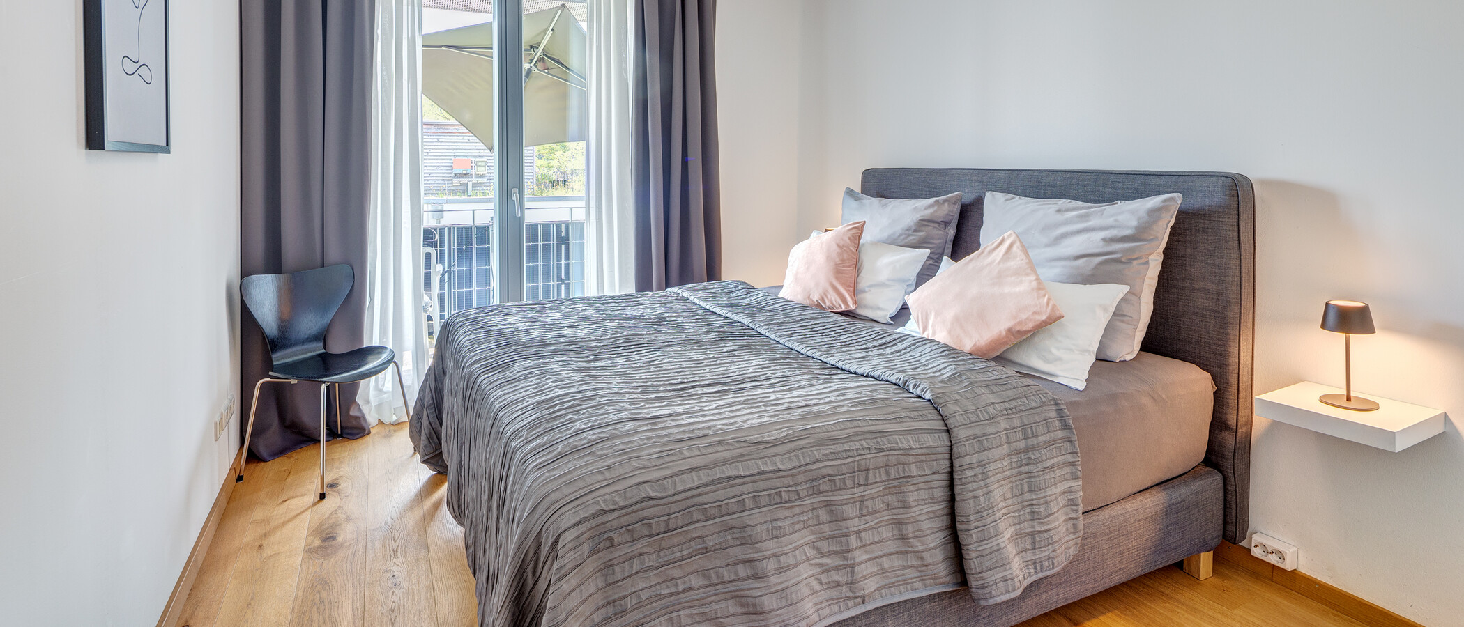 appartamento München Messestadt Riem 01 camera da letto 11711