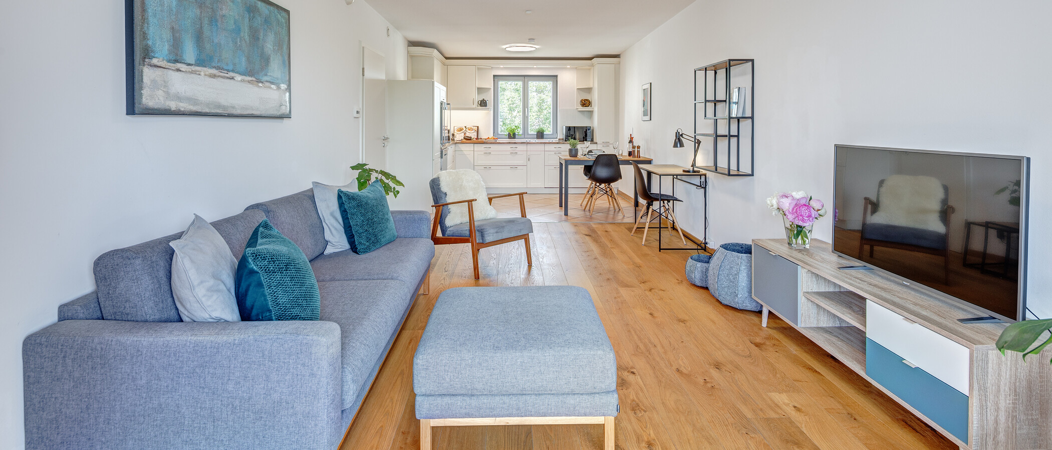 appartamento München Messestadt Riem 03 zona living 11711